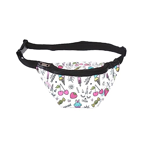 TINEASUR wasserdichte Bauchtasche PVC Einhorn Crossbody Bag Für Strand Laufen Und Freizeitaktivitäten Verstellbare Gürteltasche Für Mädchen Und Mädchen von TINEASUR
