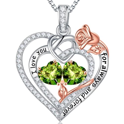 TINGN Geschenke für Frauen Sie - Geburtsstein Halskette Damen Silber 925 Kette Schmuck Valentinstag Weihnachten Muttertag Jahrestag Geburtstag Geschenke für Sie Freundin Ehefrau Mutter TINGN Geschenke für Frauen Sie - Geburtsstein Halskette Damen Silber 925 Kette Schmuck Valentinstag Weihnachten Muttertag Jahrestag Geburtstag Geschenke für Sie Freundin Ehefrau Mutter von TINGN