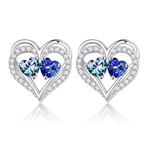 TINGN Muttertag Geschenk - Ohrringe für Damen Silber 925 Stecker Geburtsstein Ohrstecker Schmuck Valentinstag Muttertag Weihnachten Jahrestag Geburtstags Geschenk für Frauen Sie Freundin Ehefrau TINGN Muttertag Geschenk - Ohrringe für Damen Silber 925 Stecker Geburtsstein Ohrstecker Schmuck Valentinstag Muttertag Weihnachten Jahrestag Geburtstags Geschenk für Frauen Sie Freundin Ehefrau von TINGN