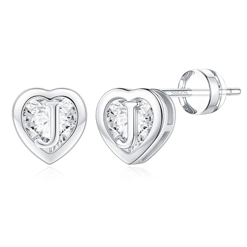 TINGN Ohrstecker Ohrringe Mädchen - Buchstaben Ohrstecker Silber Herz Ohrringe Mädchen Ohrringe Damen Ohrringe für Mädchen Geschenke Silberne Ohrringe Buchstaben Ohrstecker Mädchen Damen Geschenke TINGN Ohrstecker Ohrringe Mädchen - Buchstaben Ohrstecker Silber Herz Ohrringe Mädchen Ohrringe Damen Ohrringe für Mädchen Geschenke Silberne Ohrringe Buchstaben Ohrstecker Mädchen Damen Geschenke von TINGN