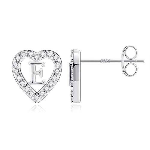 TINGN Ohrstecker Ohrringe für Mädchen - Geschenke für Teenager Mädchen Buchstaben Ohrringe für Mädchen Ohrstecker Silber Ohrringe Mädchen Herz Ohrringe für Mädchen Buchstaben Ohrringe Damen von TINGN