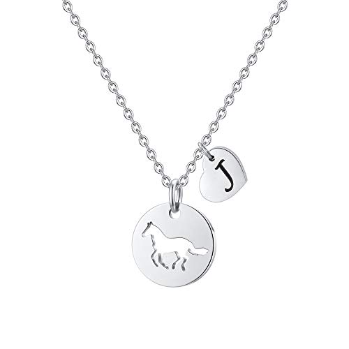 TINGN Pferde Geschenke für Frauen Mädchen, Pferde Mädchen Geschenk Buchstaben J Pferde Kette Damen Pferde Geschenke für Frauen Pferde Geschenke für Mädchen Pferde Kette Geschenke für Mädchen Schmuck TINGN Pferde Geschenke für Frauen Mädchen, Pferde Mädchen Geschenk Buchstaben J Pferde Kette Damen Pferde Geschenke für Frauen Pferde Geschenke für Mädchen Pferde Kette Geschenke für Mädchen Schmuck von TINGN