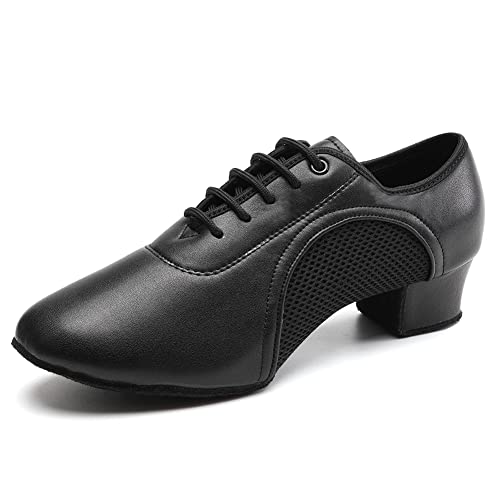 TINRYMX Damen Latein Tanzschuhe schnüren&Herren Salsa Tango Training Ballsaal Tanzschuhe,EU 39 von TINRYMX