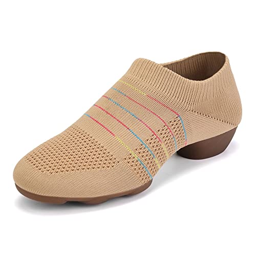 TINRYMX Damen Latein Tanzschuhe schnüren trainieren Salsa Ballsaal Ballsaal Tanzschuhe,EU 42 von TINRYMX