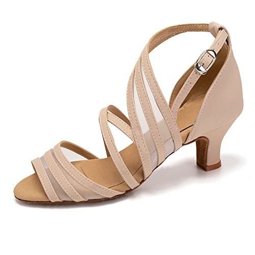 TINRYMX Latein Tanzschuhe Damen Salsa Standard Profi Tanzschuhe,36 EU von TINRYMX