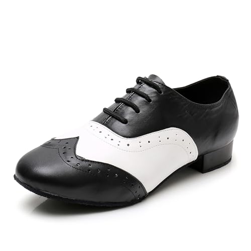 TINRYMX Tanzschuhe latein Herren Atmungsaktiv Tango Salsa ballsaal Tanzschuhe,8005-2.5CM,42 EU von TINRYMX