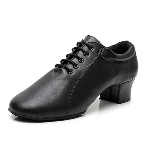 TINRYMX Tanzschuhe latein Herren Atmungsaktiv Tango Salsa ballsaal Tanzschuhe,8006-4CM,42 EU von TINRYMX