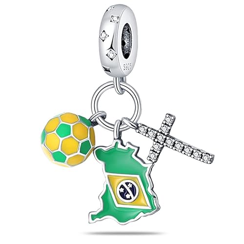 TINSLO Charm Anhänger Damen 925 Sterling Silber für Armband Charms Beads passend für Pandora Armband und Halskette, Kompatibel mit Europäischen Armbänder für Frauen Mädchen B5 von TINSLO