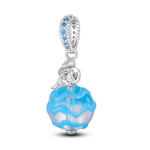 TINSLO Charm Anhänger Damen 925 Sterling Silber für Armband Charms Beads passend für Pandora Armband und Halskette, Kompatibel mit Europäischen Armbänder für Frauen Mädchen B7 von TINSLO