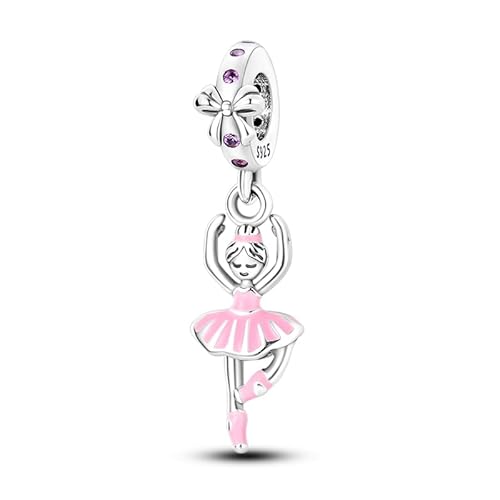 TINSLO Charm Anhänger Damen 925 Sterling Silber für Armband Charms Beads passend für Pandora Armband und Halskette, Kompatibel mit Europäischen Armbänder für Frauen Mädchen von TINSLO