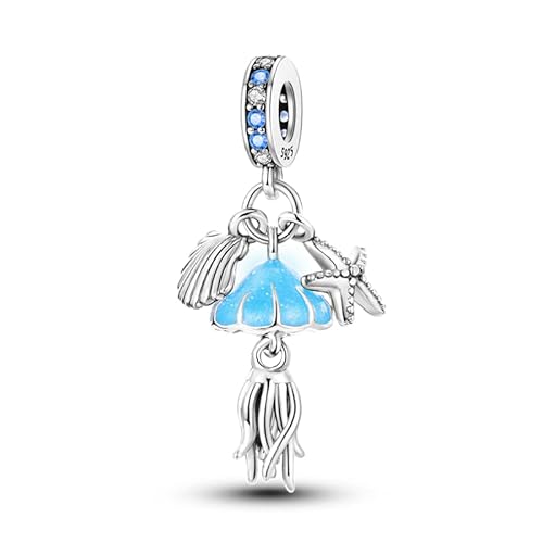 TINSLO Charm Anhänger Damen 925 Sterling Silber für Armband Charms Beads passend für Pandora Armband und Halskette, Kompatibel mit Europäischen Armbänder für Frauen Mädchen von TINSLO