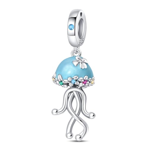 TINSLO Charm Anhänger Damen 925 Sterling Silber für Armband Charms Beads passend für Pandora Armband und Halskette, Kompatibel mit Europäischen Armbänder für Frauen Mädchen von TINSLO