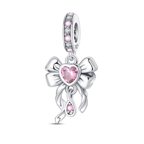 TINSLO Charm Anhänger Damen 925 Sterling Silber für Armband Charms Beads passend für Pandora Armband und Halskette, Kompatibel mit Europäischen Armbänder für Frauen Mädchen von TINSLO