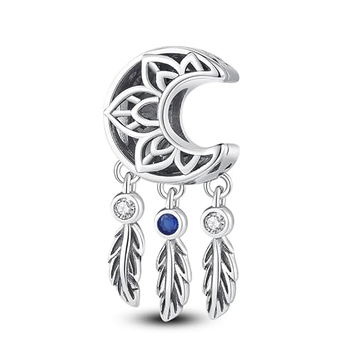 TINSLO Charm Anhänger Damen 925 Sterling Silber für Armband Charms Beads passend für Pandora Armband und Halskette, Kompatibel mit Europäischen Armbänder für Frauen Mädchen von TINSLO