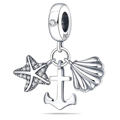 TINSLO Charm Anhänger Damen 925 Sterling Silber für Armband Charms Beads passend für Pandora Armband und Halskette, Kompatibel mit Europäischen Armbänder für Frauen Mädchen von TINSLO