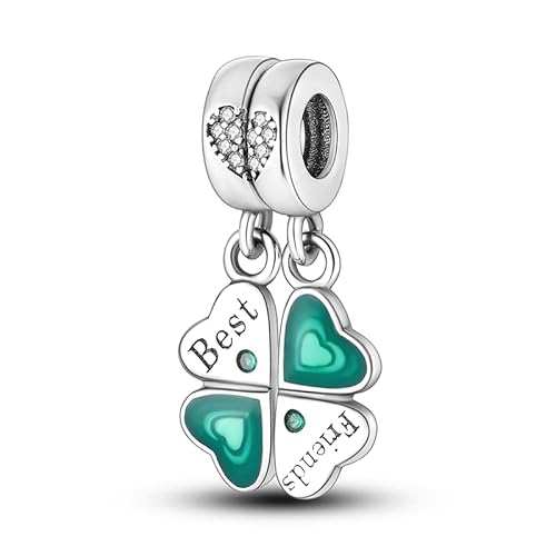 TINSLO Charm Anhänger Damen 925 Sterling Silber für Armband Charms Beads passend für Pandora Armband und Halskette, Kompatibel mit Europäischen Armbänder für Frauen Mädchen von TINSLO