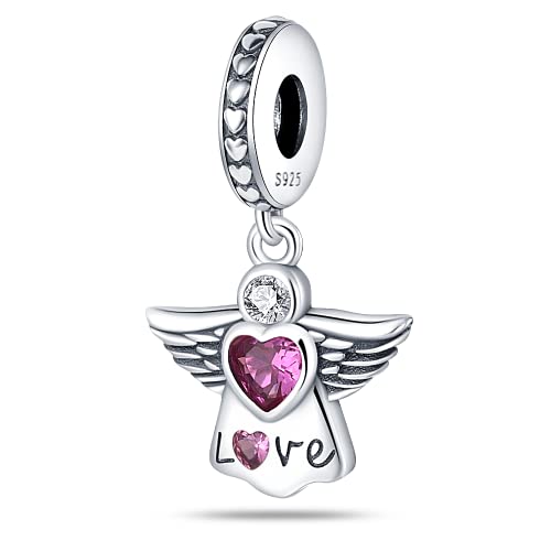 TINSLO Charm Anhänger Damen 925 Sterling Silber für Armband Charms Beads passend für Pandora Armband und Halskette, Kompatibel mit Europäischen Armbänder für Frauen Mädchen von Tinslo