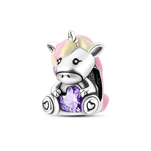 TINSLO Charm Anhänger Damen 925 Sterling Silber für Armband Charms Beads passend für Pandora Armband und Halskette, Kompatibel mit Europäischen Armbänder für Frauen Mädchen B3 von TINSLO