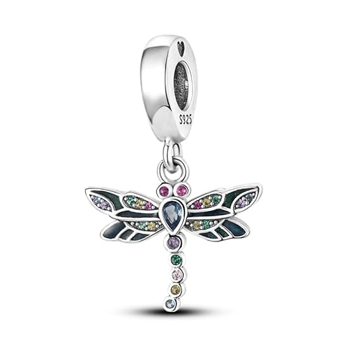 TINSLO Charm Anhänger Damen 925 Sterling Silber für Armband Charms Beads passend für Pandora Armband und Halskette, Kompatibel mit Europäischen Armbänder für Frauen Mädchen von TINSLO