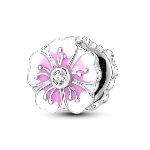 TINSLO Charm Anhänger Damen 925 Sterling Silber für Armband Charms Beads passend für Pandora Armband und Halskette, Kompatibel mit Europäischen Armbänder für Frauen Mädchen B5 von TINSLO
