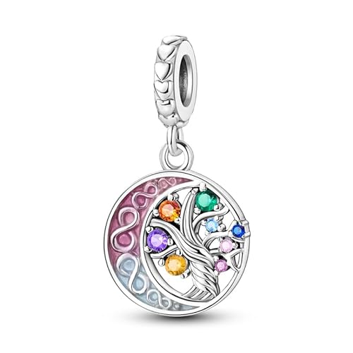 TINSLO Charm Anhänger Damen 925 Sterling Silber für Armband Charms Beads passend für Pandora Armband und Halskette, Kompatibel mit Europäischen Armbänder für Frauen Mädchen von TINSLO