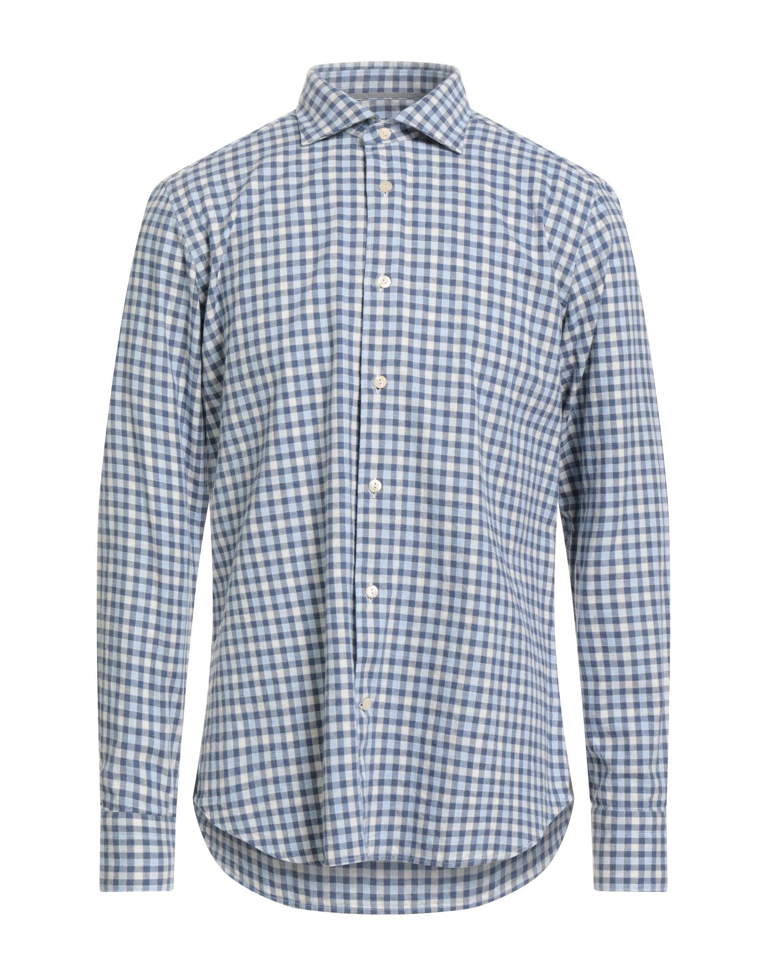 TINTORIA MATTEI 954 Hemd Herren Azurblau TINTORIA MATTEI 954 Hemd Herren Azurblau von TINTORIA MATTEI 954