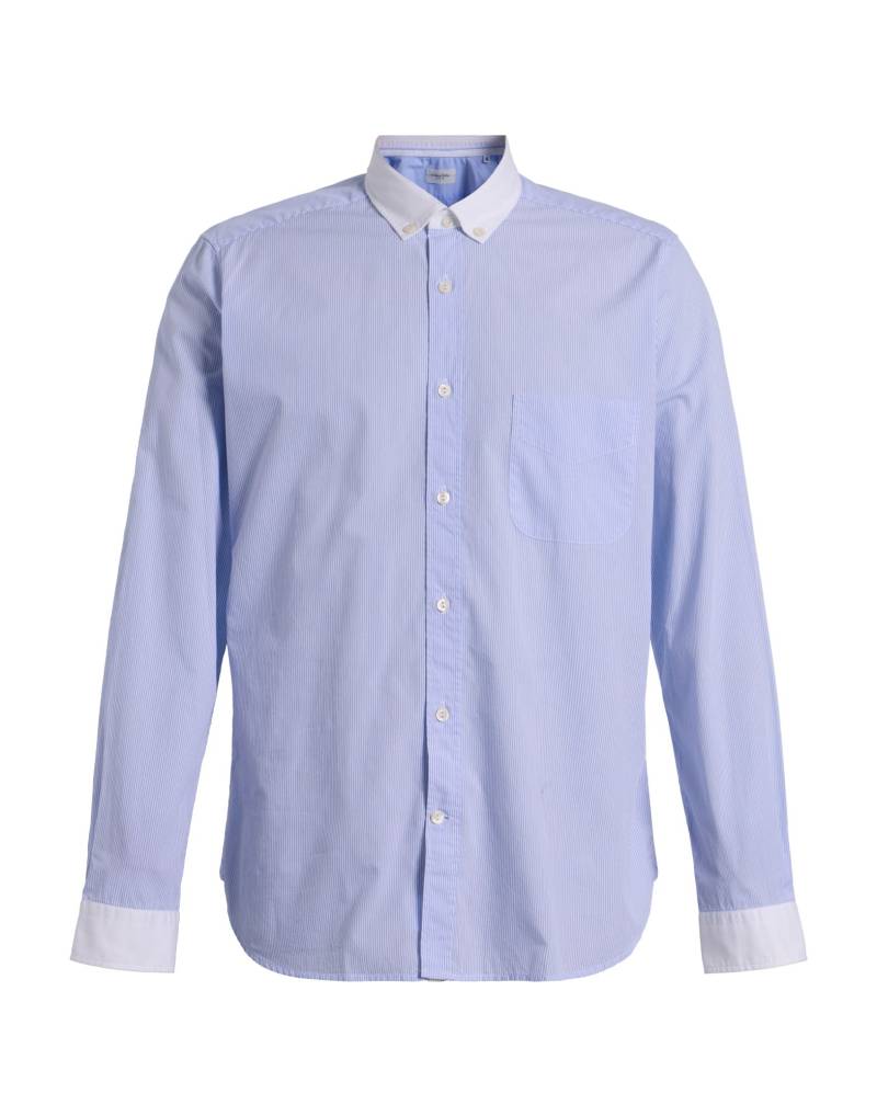TINTORIA MATTEI 954 Hemd Herren Azurblau von TINTORIA MATTEI 954
