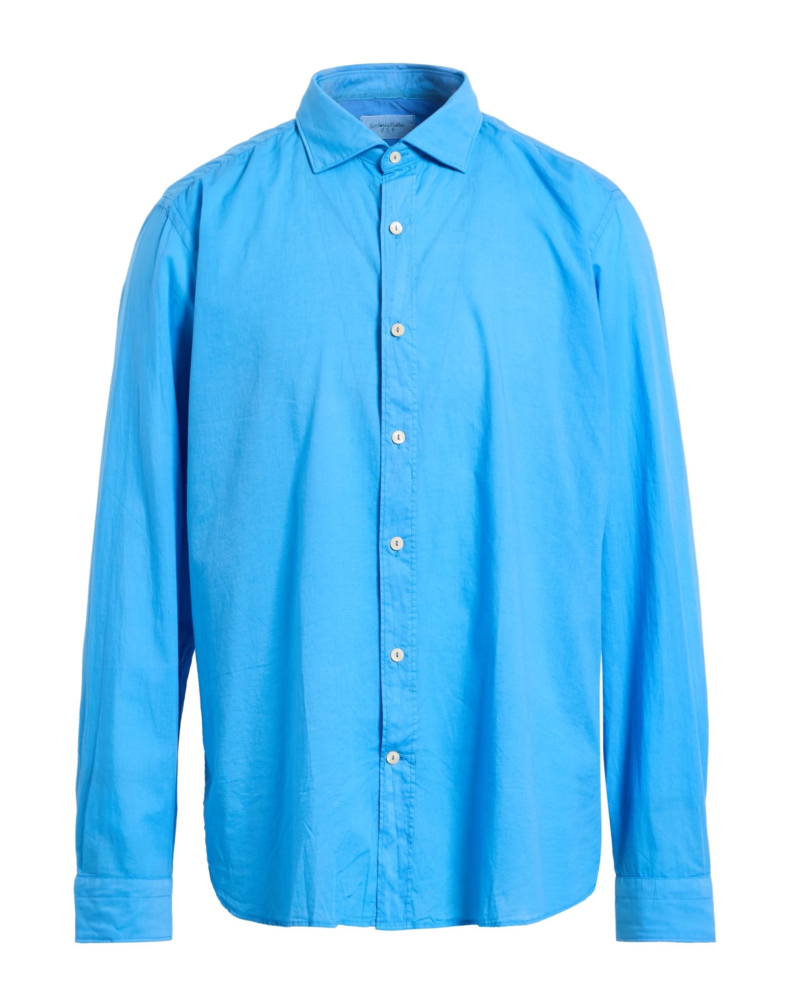TINTORIA MATTEI 954 Hemd Herren Azurblau TINTORIA MATTEI 954 Hemd Herren Azurblau von TINTORIA MATTEI 954