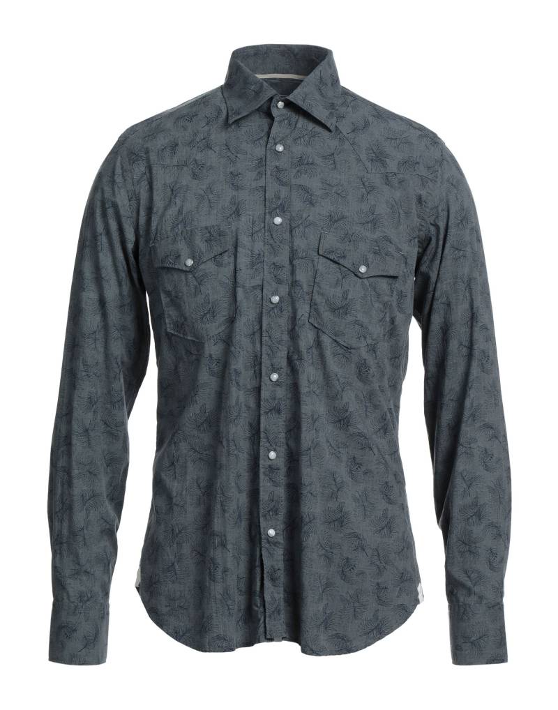 TINTORIA MATTEI 954 Hemd Herren Blei von TINTORIA MATTEI 954