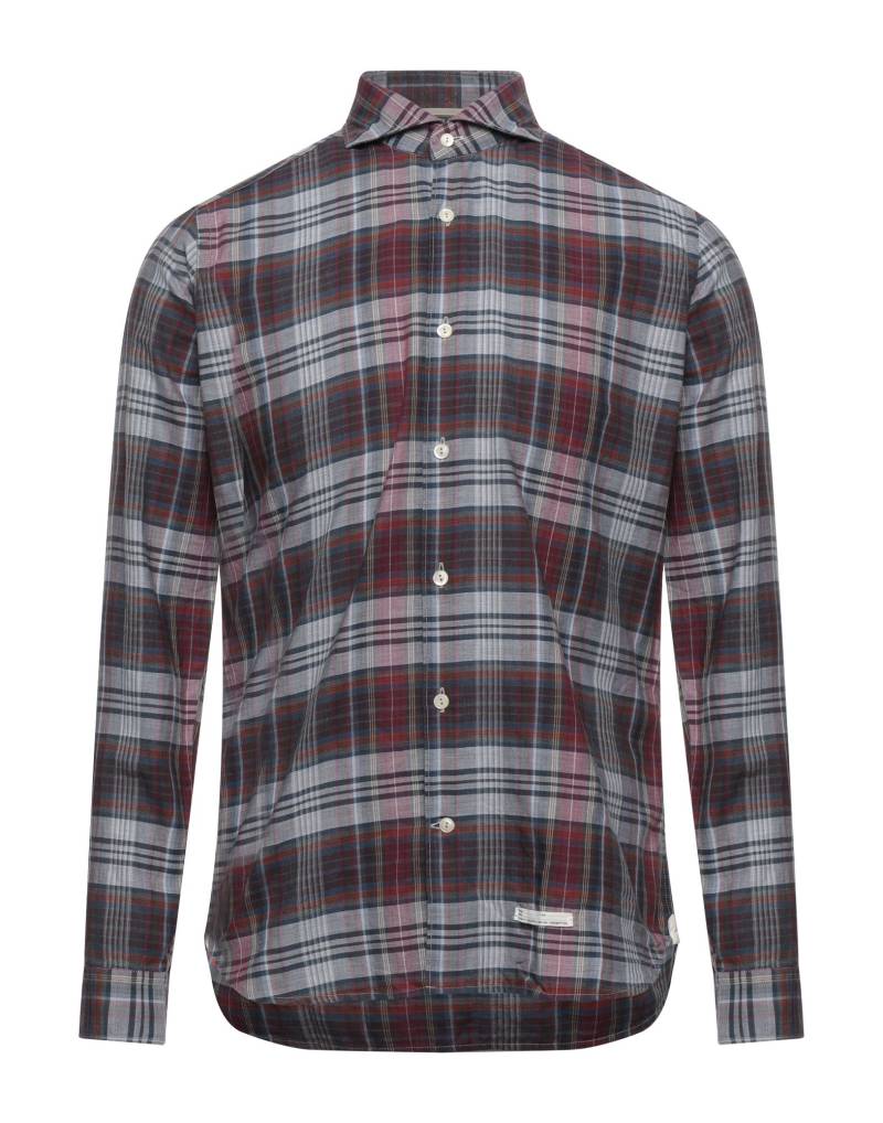 TINTORIA MATTEI 954 Hemd Herren Bordeaux von TINTORIA MATTEI 954