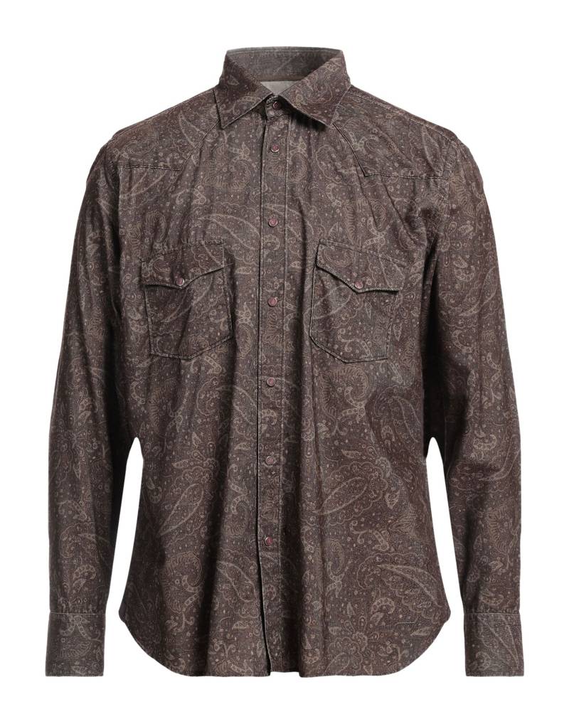 TINTORIA MATTEI 954 Hemd Herren Braun von TINTORIA MATTEI 954