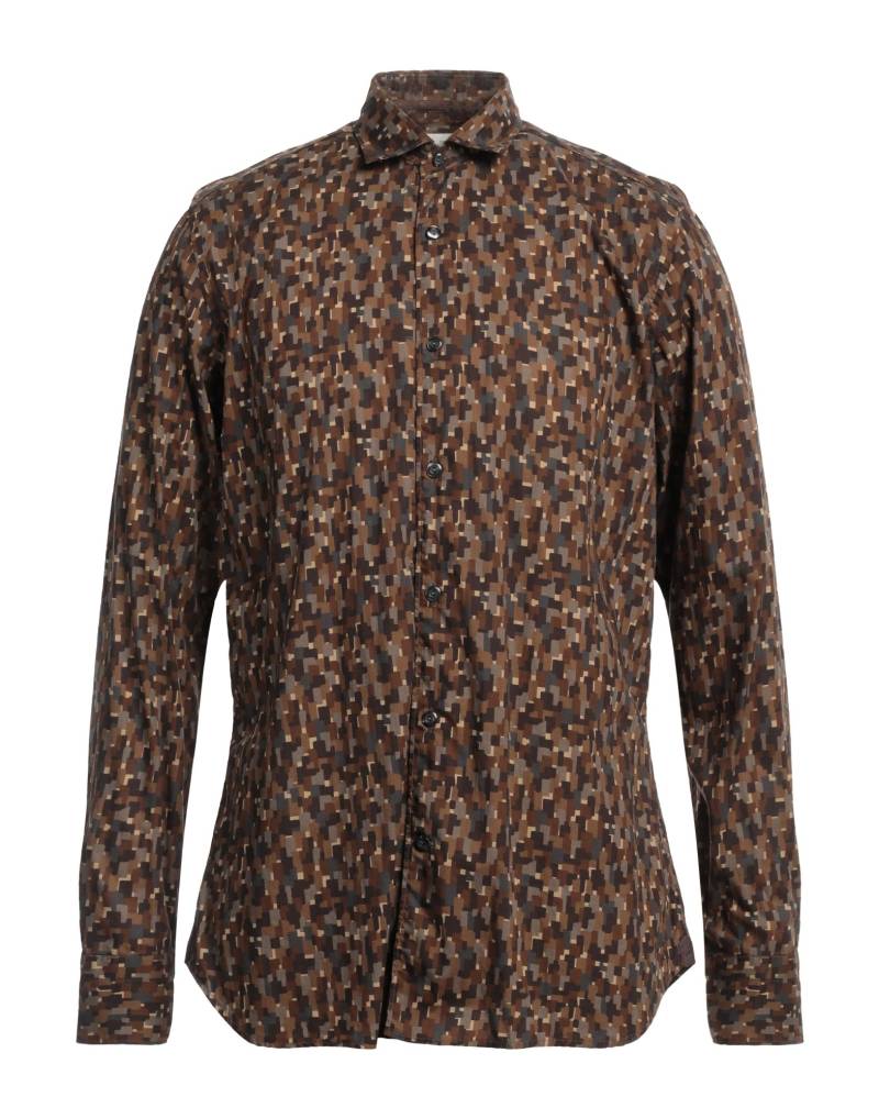 TINTORIA MATTEI 954 Hemd Herren Braun von TINTORIA MATTEI 954