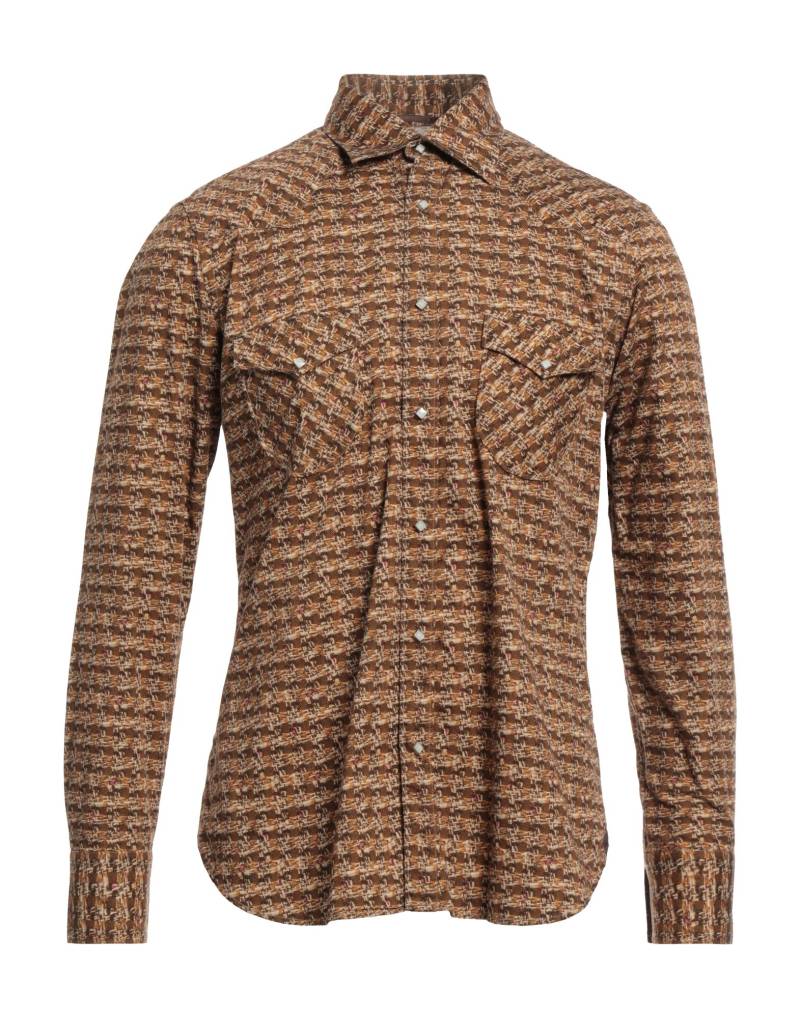 TINTORIA MATTEI 954 Hemd Herren Braun von TINTORIA MATTEI 954