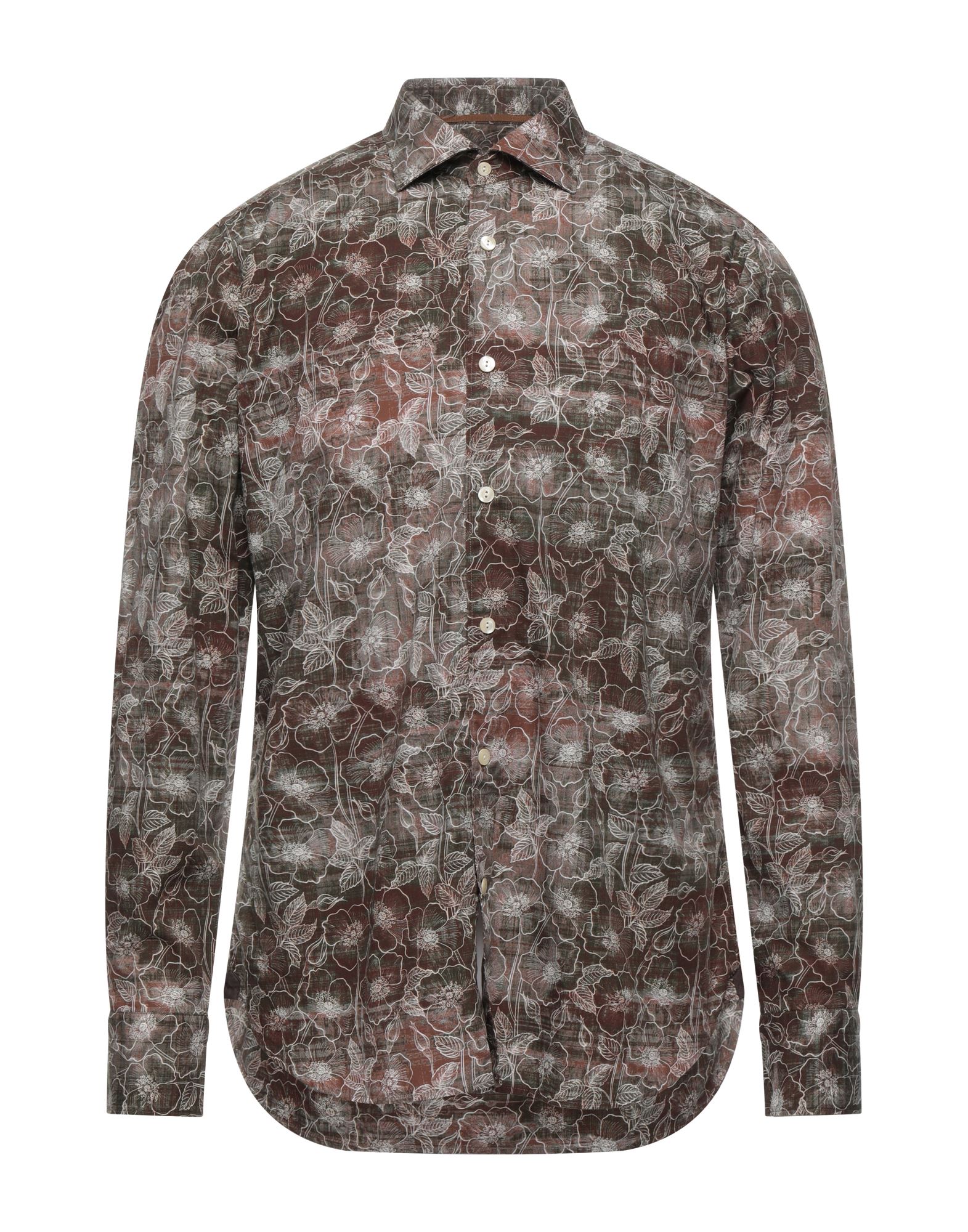 TINTORIA MATTEI 954 Hemd Herren Braun von TINTORIA MATTEI 954