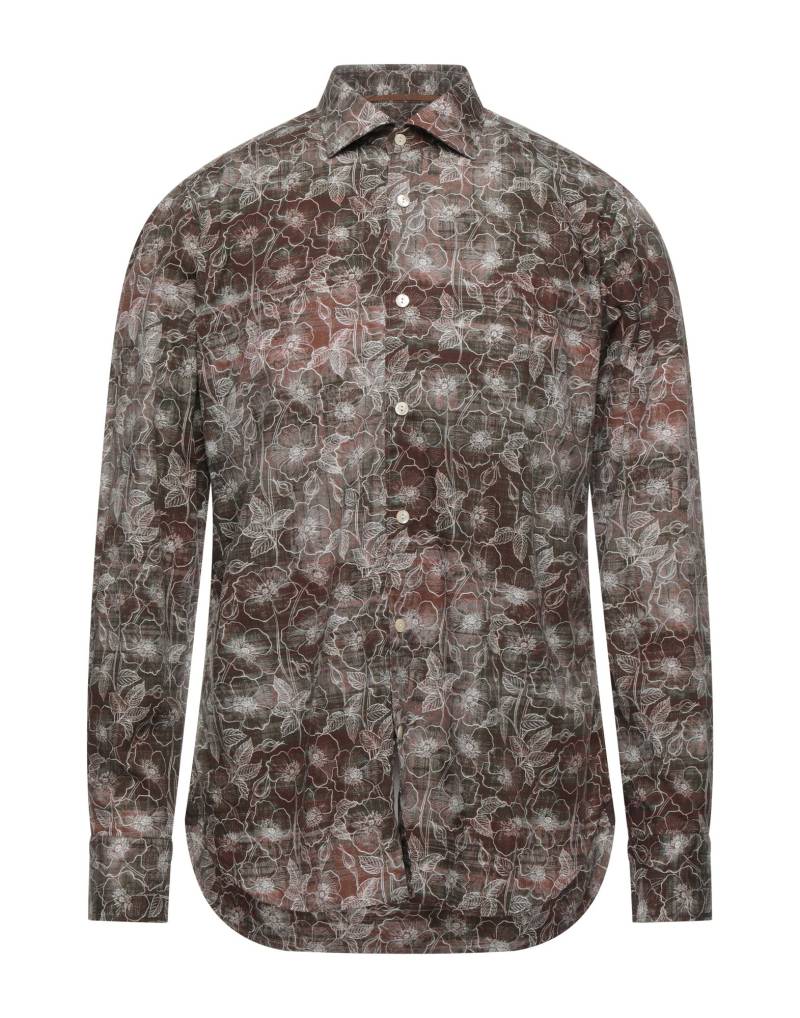 TINTORIA MATTEI 954 Hemd Herren Braun von TINTORIA MATTEI 954