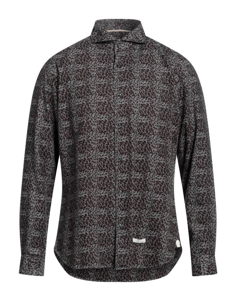 TINTORIA MATTEI 954 Hemd Herren Dunkelbraun von TINTORIA MATTEI 954