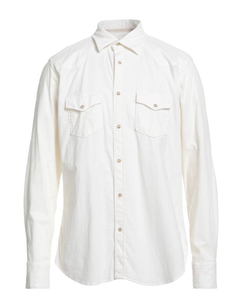 TINTORIA MATTEI 954 Hemd Herren Elfenbein von TINTORIA MATTEI 954