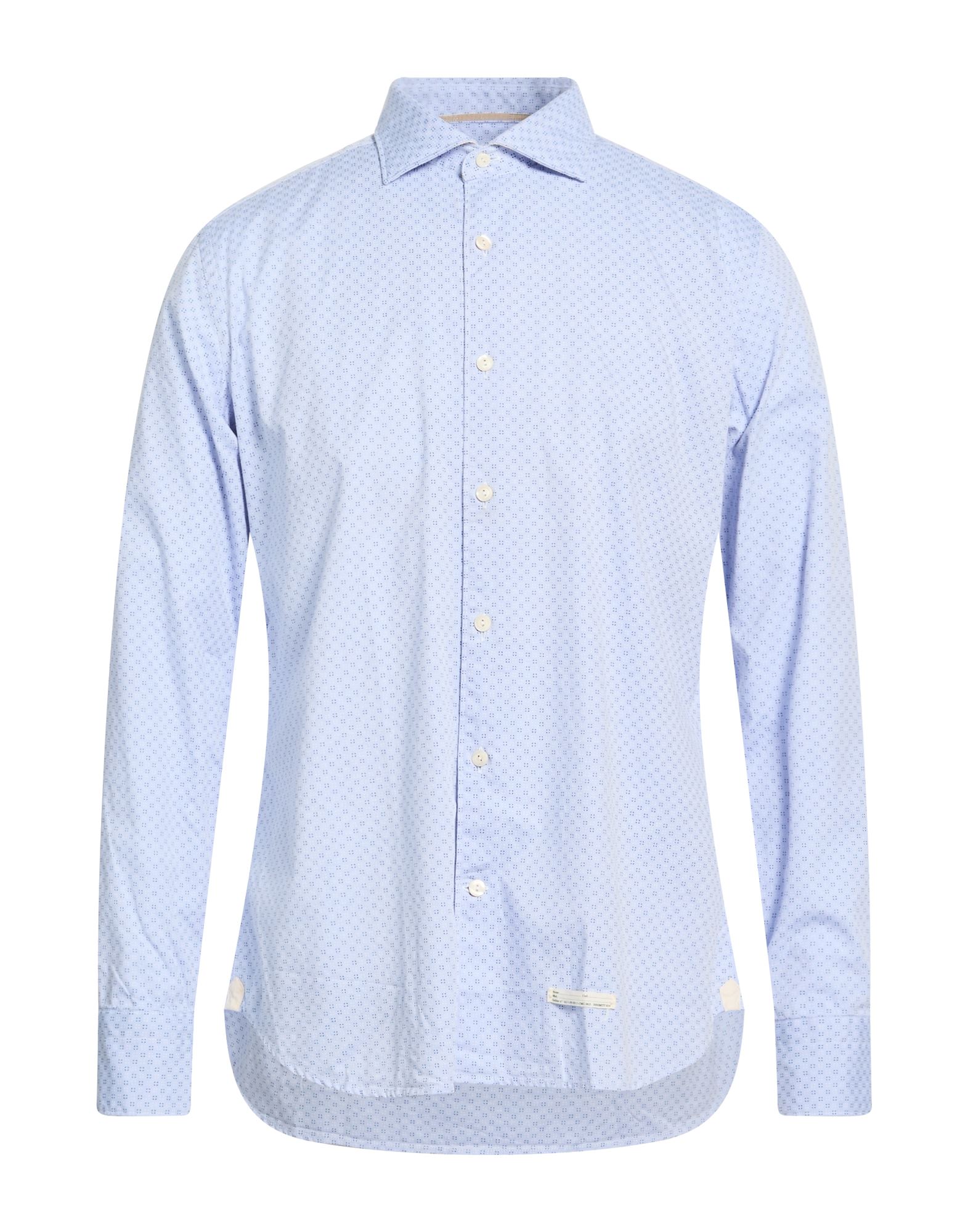 TINTORIA MATTEI 954 Hemd Herren Himmelblau von TINTORIA MATTEI 954