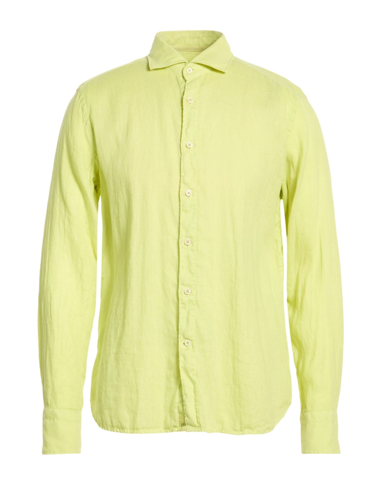 TINTORIA MATTEI 954 Hemd Herren Limettengrün von TINTORIA MATTEI 954
