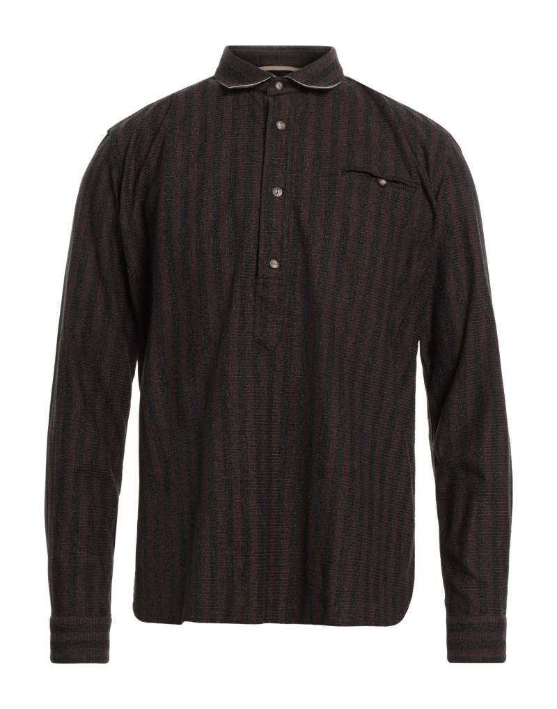 TINTORIA MATTEI 954 Hemd Herren Schokobraun von TINTORIA MATTEI 954