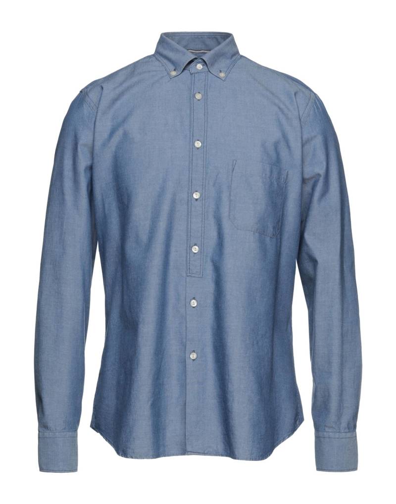 TINTORIA MATTEI 954 Hemd Herren Nachtblau von TINTORIA MATTEI 954