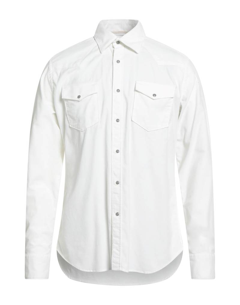 TINTORIA MATTEI 954 Hemd Herren Off white von TINTORIA MATTEI 954