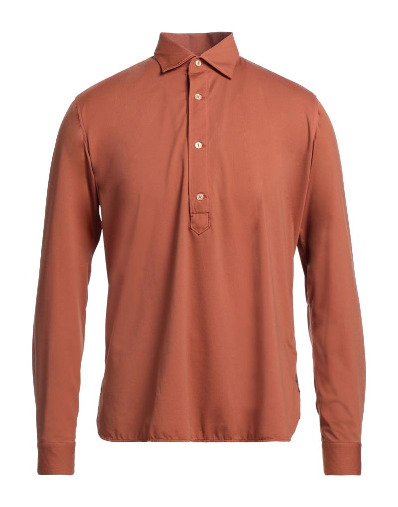 TINTORIA MATTEI 954 Hemd Herren Rostrot von TINTORIA MATTEI 954