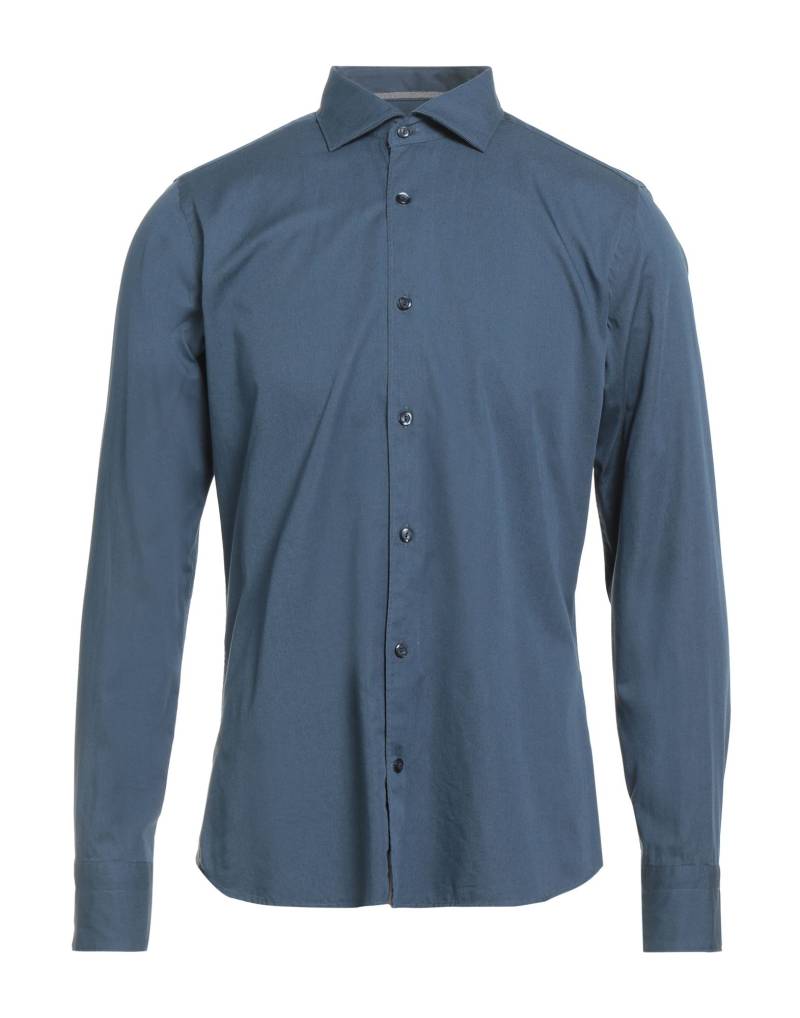 TINTORIA MATTEI 954 Hemd Herren Taubenblau von TINTORIA MATTEI 954