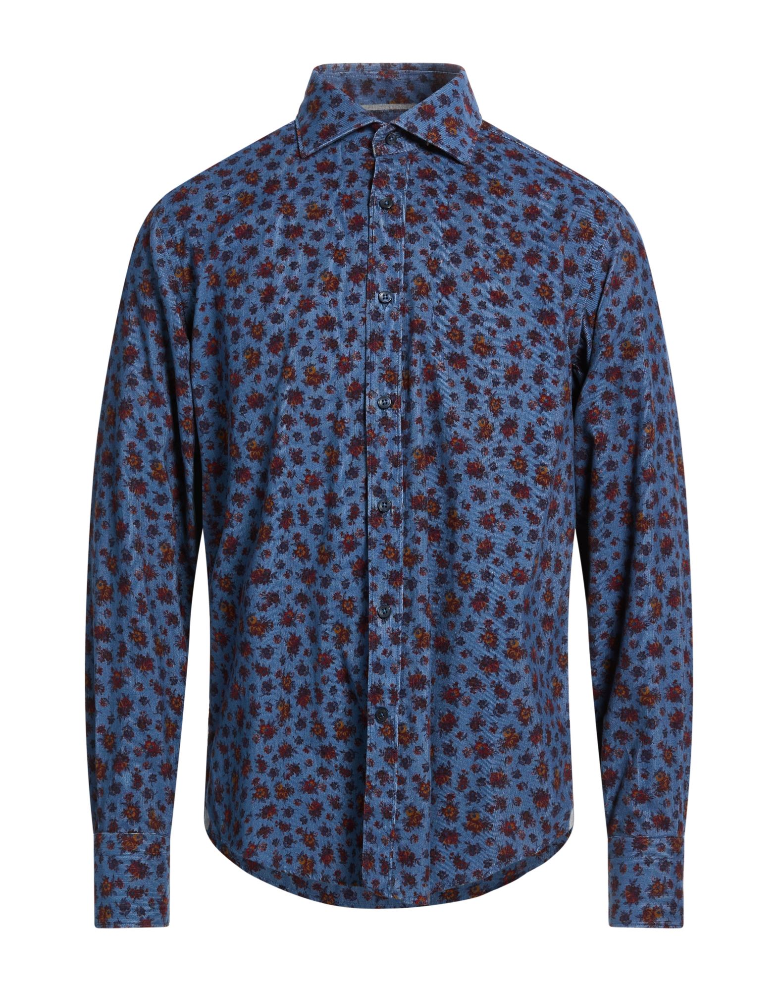 TINTORIA MATTEI 954 Hemd Herren Taubenblau von TINTORIA MATTEI 954