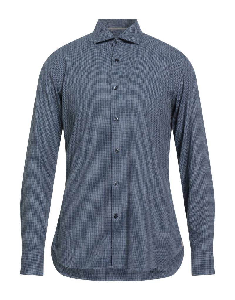 TINTORIA MATTEI 954 Hemd Herren Taubenblau von TINTORIA MATTEI 954