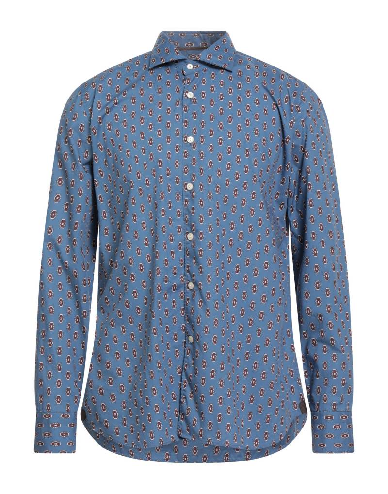 TINTORIA MATTEI 954 Hemd Herren Taubenblau von TINTORIA MATTEI 954