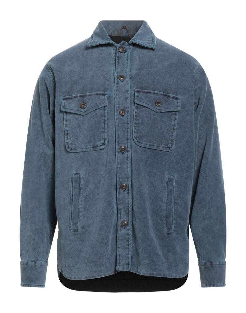 TINTORIA MATTEI 954 Hemd Herren Taubenblau von TINTORIA MATTEI 954