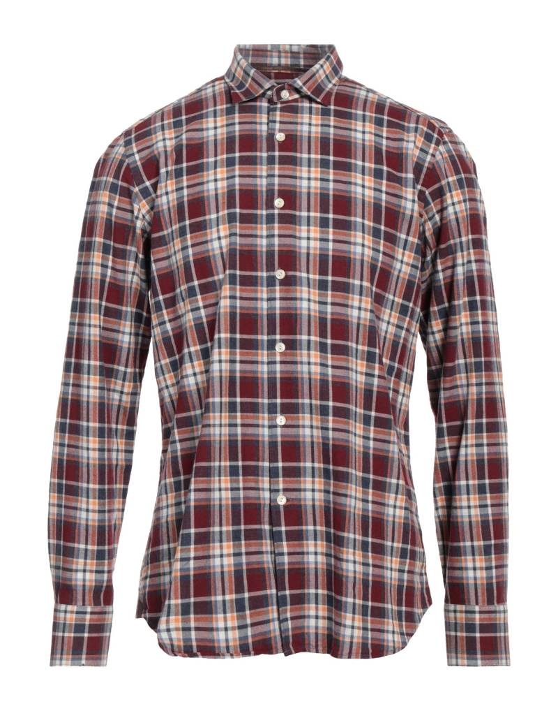 TINTORIA MATTEI 954 Hemd Herren Ziegelrot von TINTORIA MATTEI 954