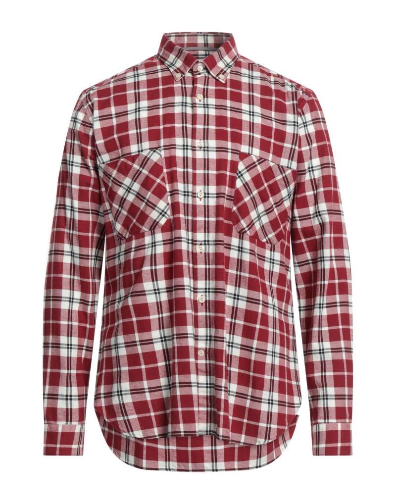 TINTORIA MATTEI 954 Hemd Herren Ziegelrot von TINTORIA MATTEI 954
